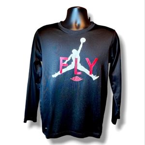 Youth Jumpman Fly Jordan Dri-Fit Long Sleeve